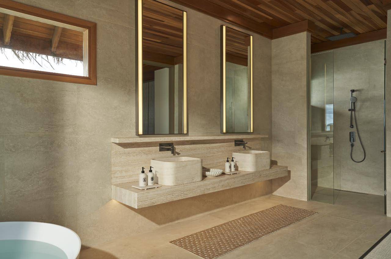 Two Bedroom Ocean Pavilion with Pool, Bad, Huvafen Fushi Maldives
